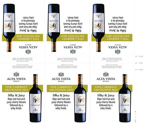 Vive Cabernet Sauvignon 2023 Shelf Talker