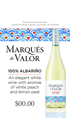 Marqués de Valor Albariño Shelf Talker