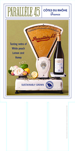 Parallèle 45 Côtes-du-Rhône Blanc Case Card