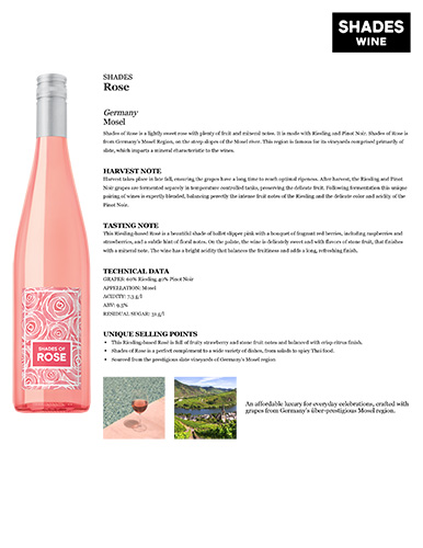 Shades of Rose Fact Sheet