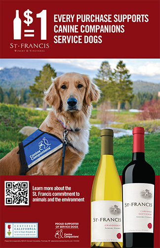St. Francis Canine Companions “Give a Bottle” Poster