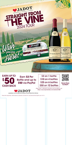 Louis Jadot Straight from the Vine Rebate Case Card