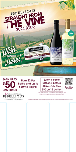 Rebellious Straight from the Vine Rebate Case Card