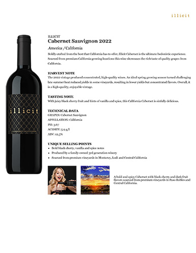 Cabernet Sauvignon 2022 Fact Sheet