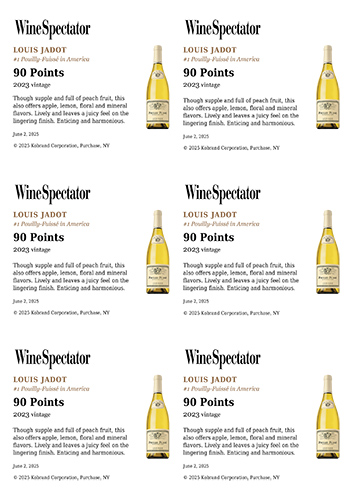 #1 Pouilly-Fuissé in America Shelf Talker