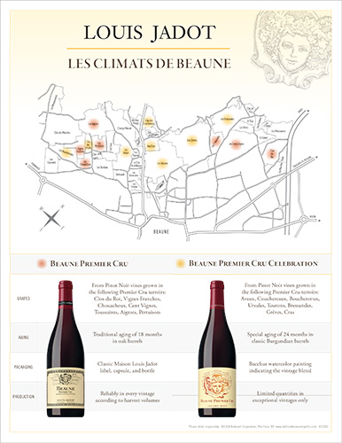 Beaune Premier Cru vs. Beaune Celebration Sell Sheet