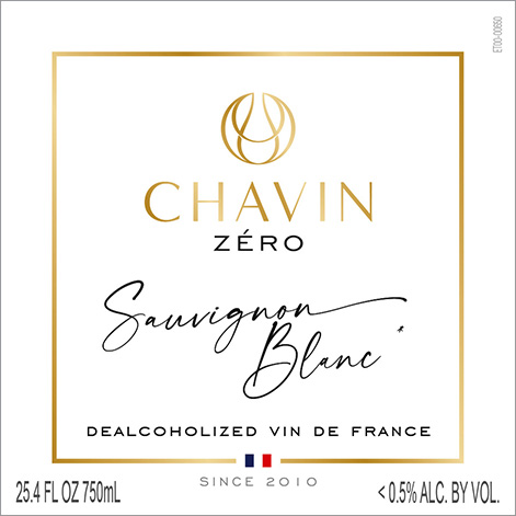 Pierre Chavin Zero Sauvignon Blanc Front Label