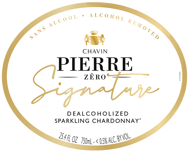 Pierre Chavin Zero Signature Sparkling Chardonnay Front Label