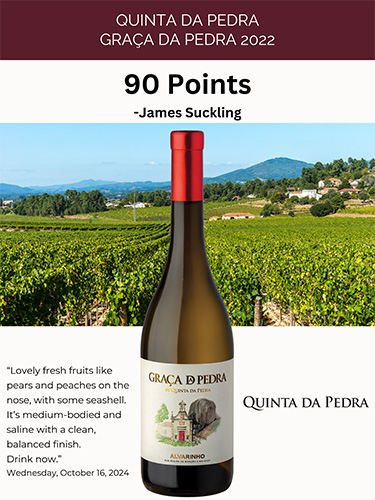 Quinta da Pedra Graca da Pedra 2022 Sell Sheet- James Suckling, 90 Points