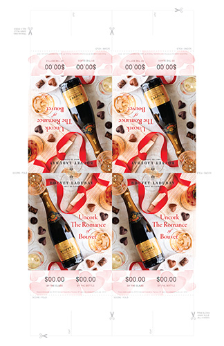 Bouvet Valentines Folding Table Tent (Editable PDF)