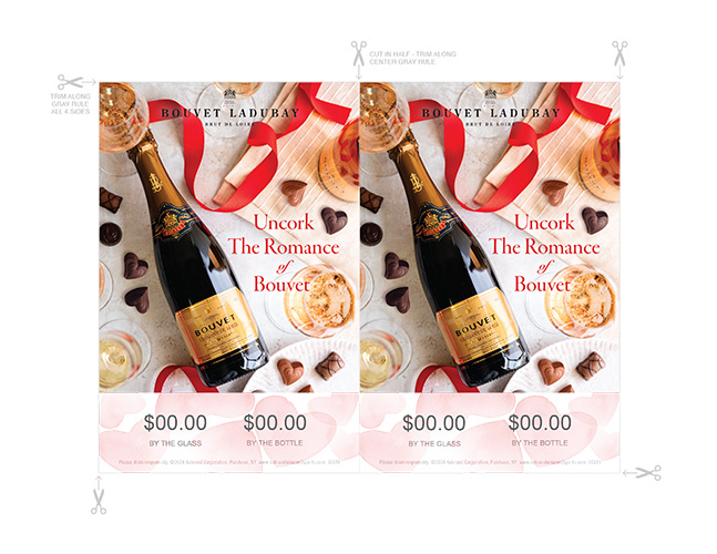 Bouvet Valentines Insert Table Tent (Editable PDF)