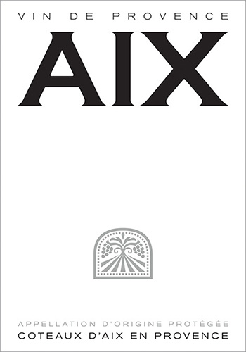 AIX Provence White Front Label