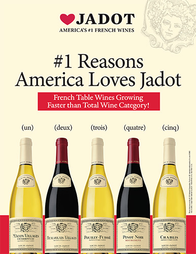 Five #1 Reasons America Loves Jadot French Wines 2-Page Sell Sheet