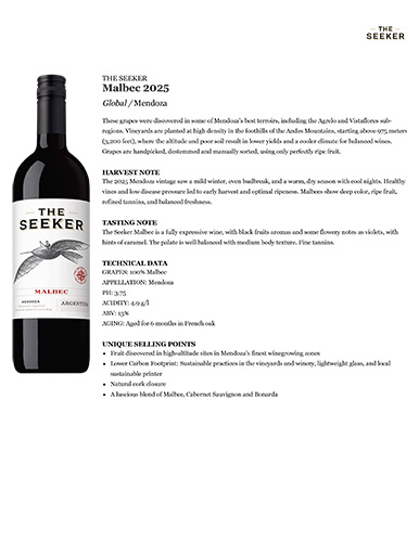 Malbec (Argentina) 2025 Fact Sheet