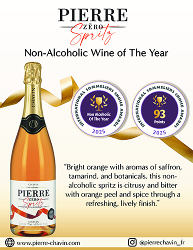 Pierre Chavin Spritz Non-Alcoholic Wine of The Year Sell Sheet