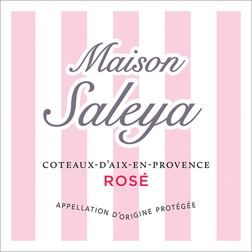 Maison Saleya Rosé Front Label