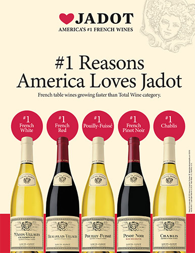 #1 Reasons America Loves Jadot French Wines Sell Sheet