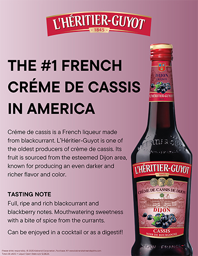 The #1 French Crème de Cassis Sell Sheet