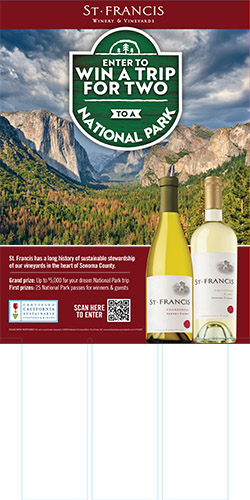 St. Francis National Parks Summer Sweepstakes Case Card