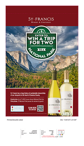 St. Francis National Parks Summer Sweepstakes Trellis Poster