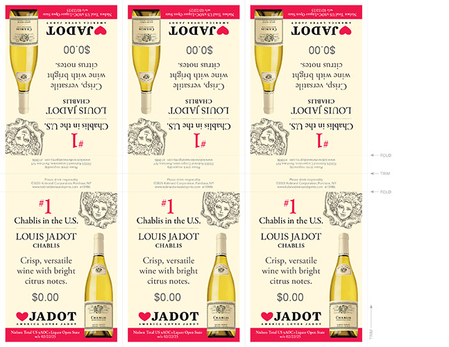 Chablis #1 Shelf Talker (Editable PDF)
