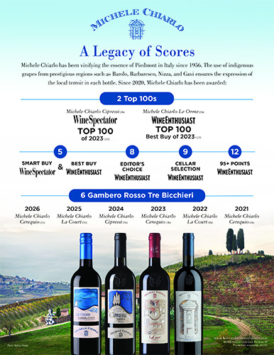 Michele Chiarlo Legacy of Scores Sell Sheet