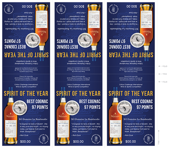 Pléiade Domaine La Rambaudie Spirit of the Year 2025 Shelf Talker – 97 Points