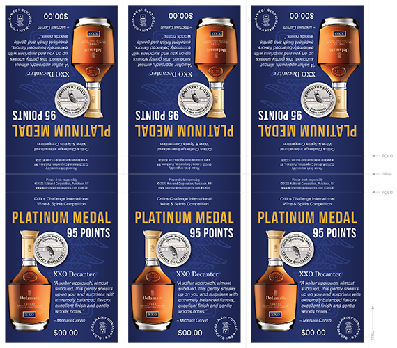 XXO Decanter Critics Challenge Competition 2025 Shelf Talker – 95 Points