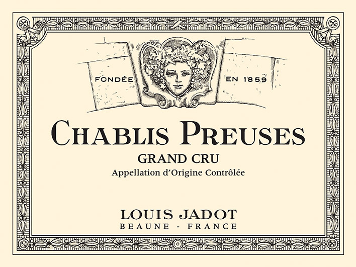 Chablis Grand Cru Preuses Front Label