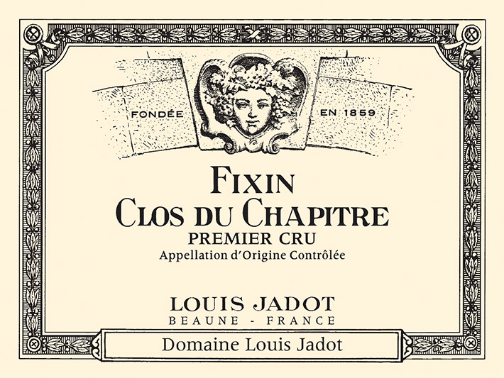 Fixin Premier Cru Clos du Chapitre Front Label