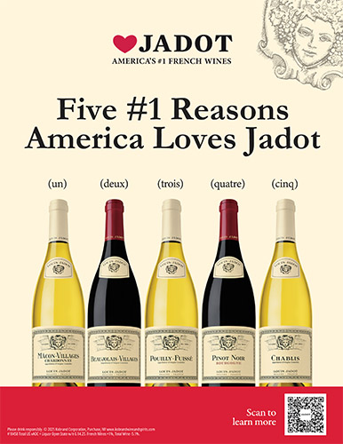 Jadot In-Store Demo Tasting Sheet Flow