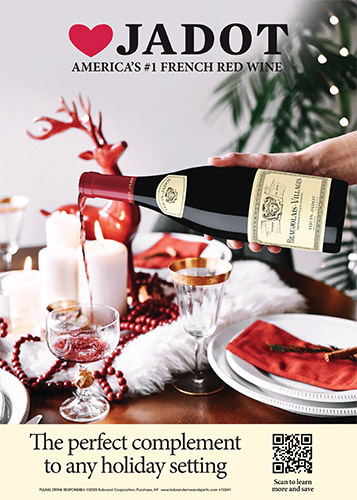 Jadot In-Store Demo Tasting Sheet Holiday