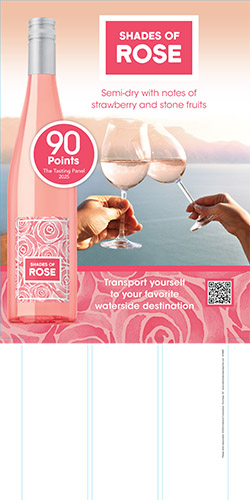 Shades of Rose Tasting Panel Case Card – 90 Points