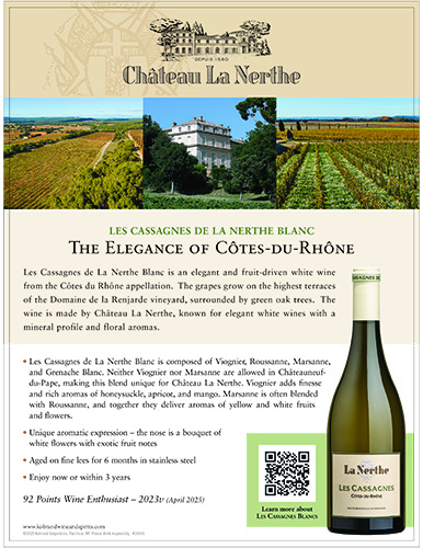 Les Cassagnes de La Nerthe Blanc Sell Sheet