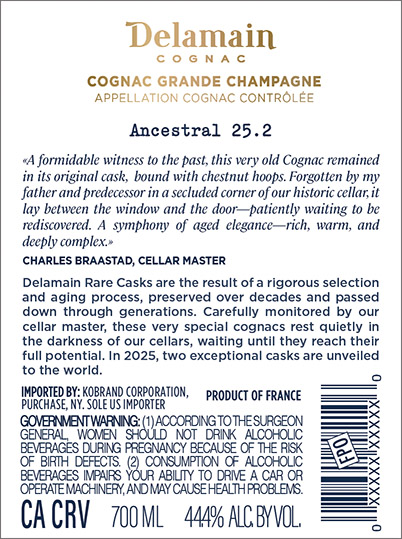 Pléiade Ancestral Back Label