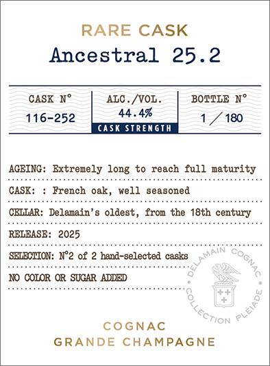 Pléiade Ancestral Front Label