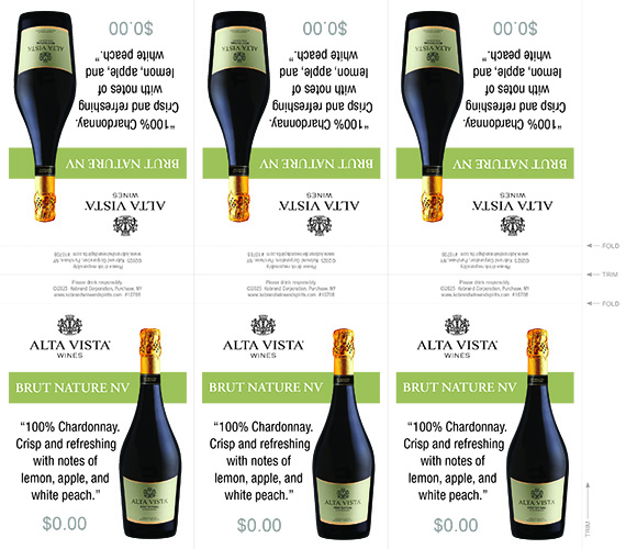 Brut Nature Shelf Talker