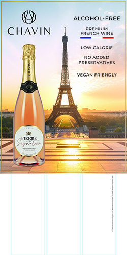 Pierre Chavin Zero Signature Sparkling Rosé Case Card