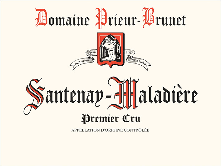 Santenay La Maladière Premier Cru Blanc Front Label