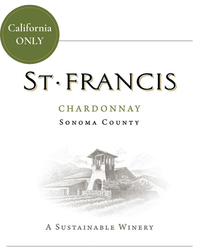 NEW PACKAGING (CA ONLY!) Sonoma County Chardonnay 2024 Front Label