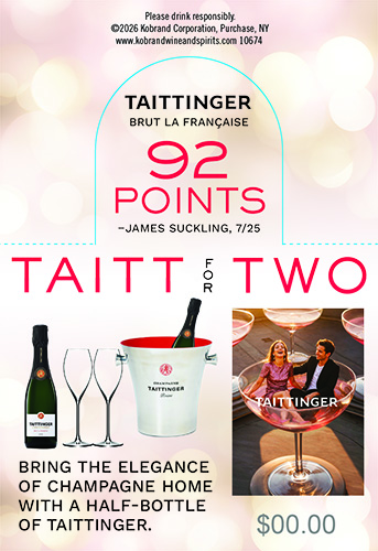 Champagne Taittinger Taitt for Two Necker (Editable PDF Off-Premise)