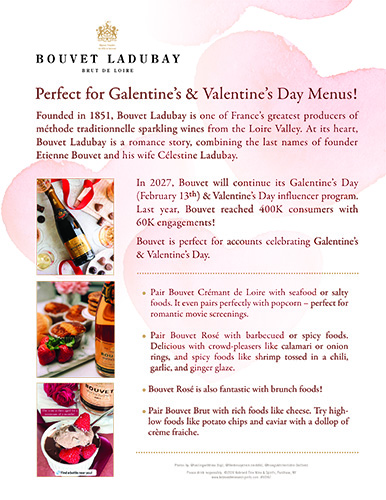 Bouvet Valentine’s & Galentine’s Day Sell Sheet