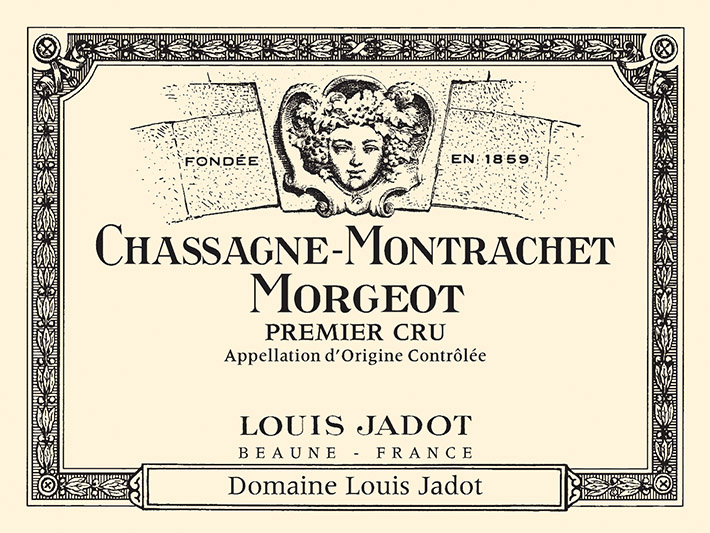 Chassagne-Montrachet Premier Cru Morgeot Front Label