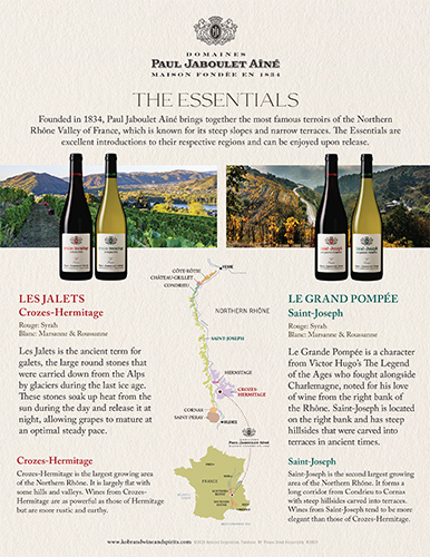 Paul Jaboulet Aîné The Essentials Sell Sheet