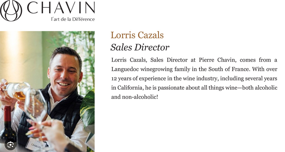 Lorris Cazals, Sales Director
