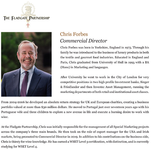 Chris Forbes, Commercial Director
