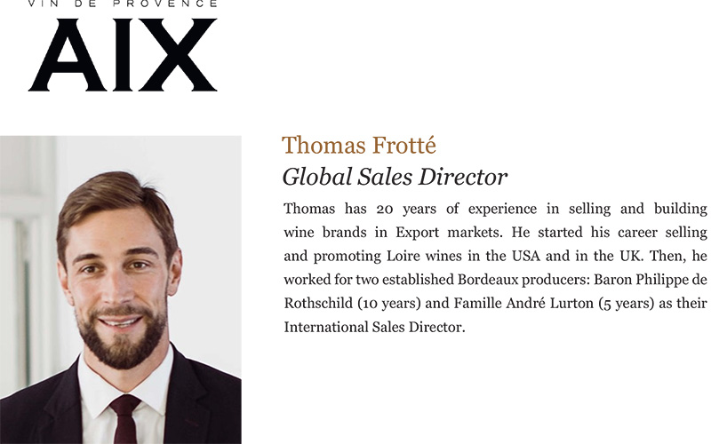 Thomas Frotté, Global Sales Director