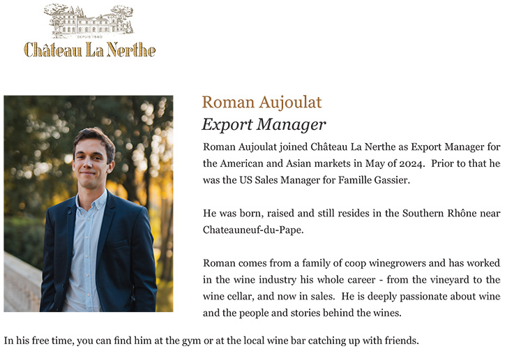 Roman Aujoulat, Export Manager