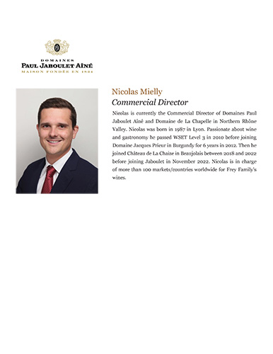 Nicolas Mielly, Commercial Director