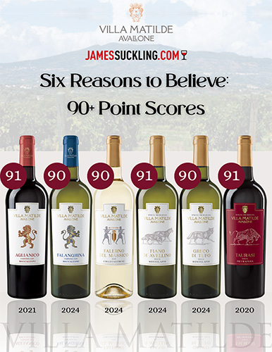Villa Matilde James Suckling Sell Sheet – 90+ Point Scores
